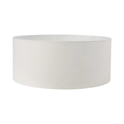 Abat-jour pour suspension tissu blanc 60 cm Robine