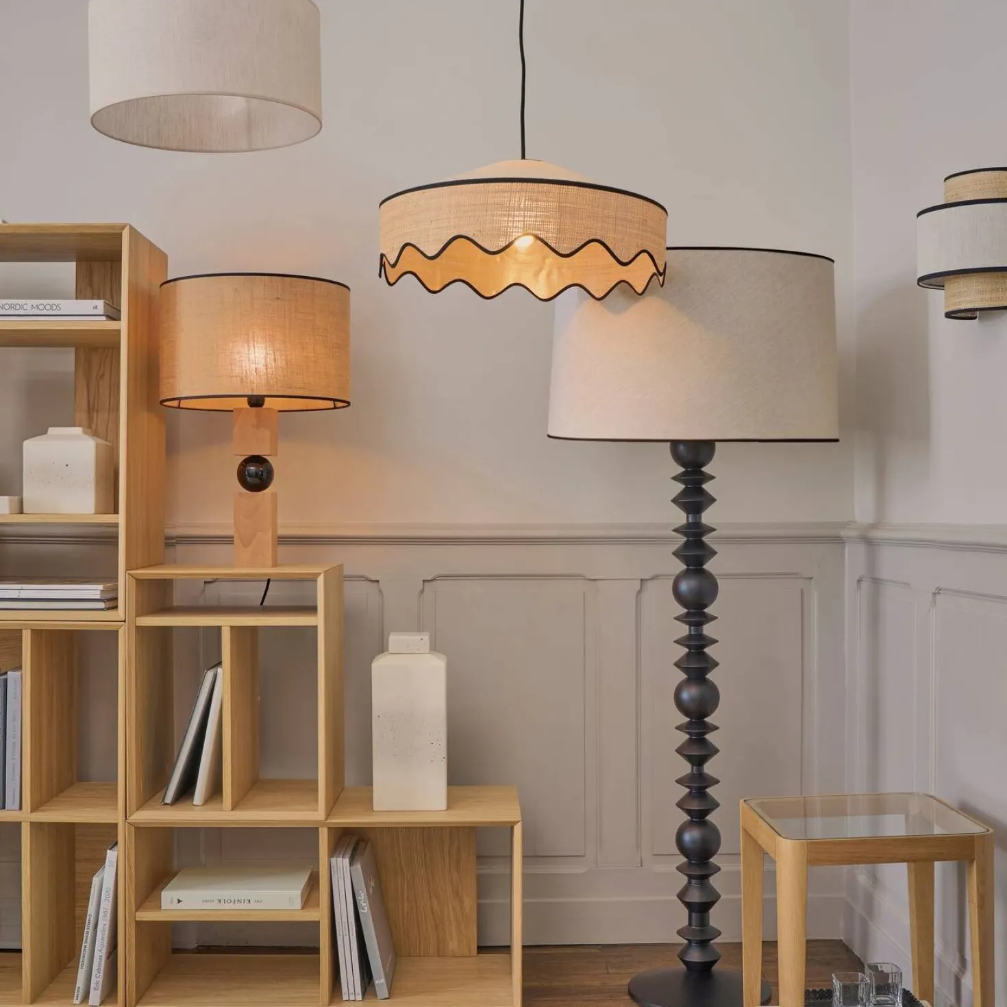 Applique beige et noir Ruby