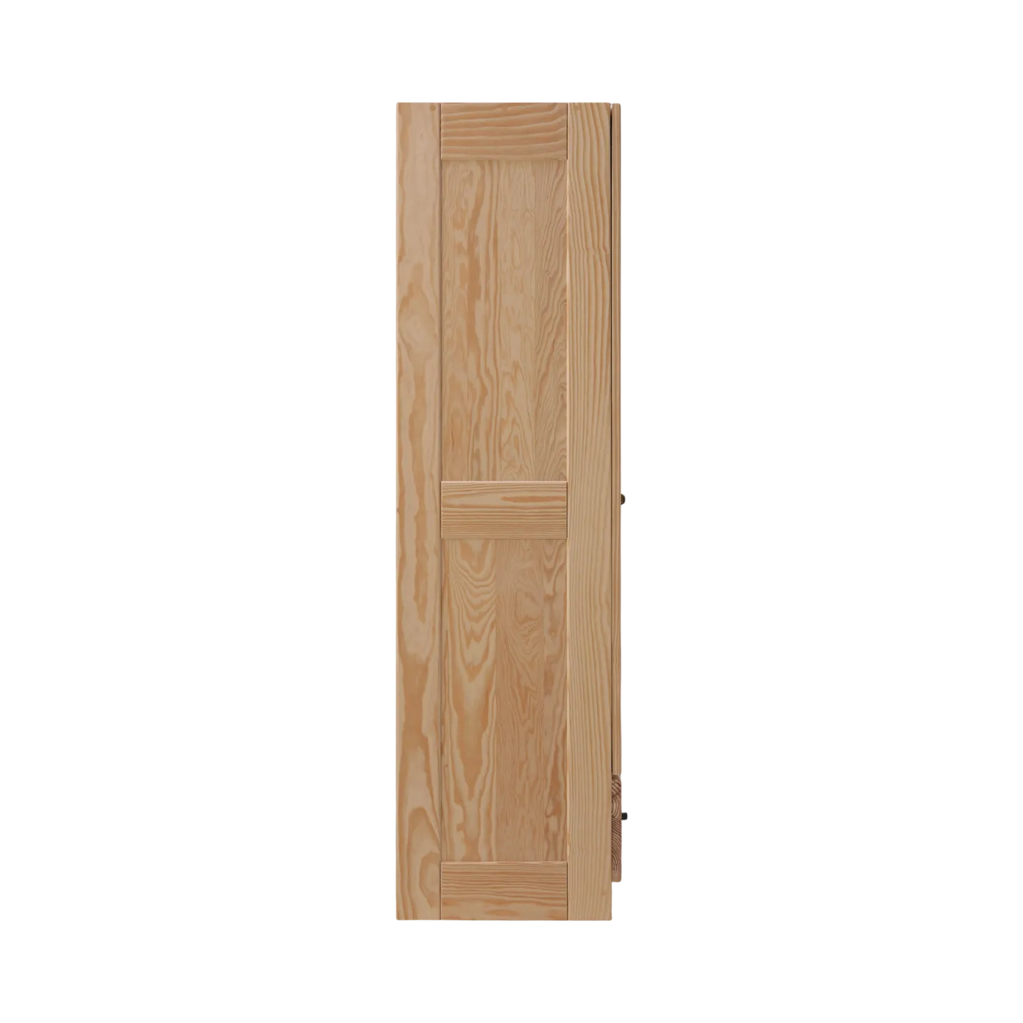 Armoire bois massif 2 portes 1 tiroir Iris