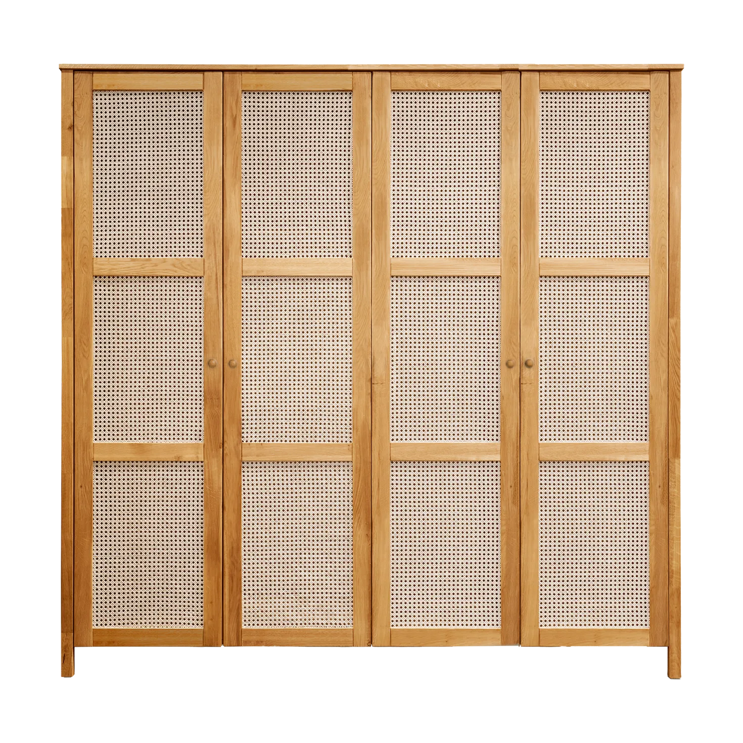 Armoire chêne massif 4 portes Capucine