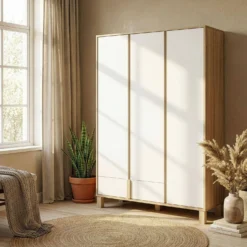 Armoire 3 portes 1 tiroir Gabrielle