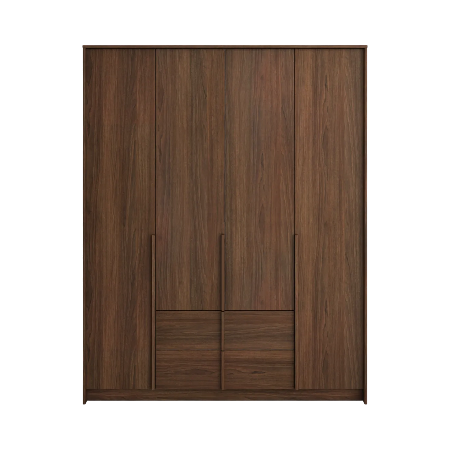 Armoire 4 portes 2 tiroirs Paku