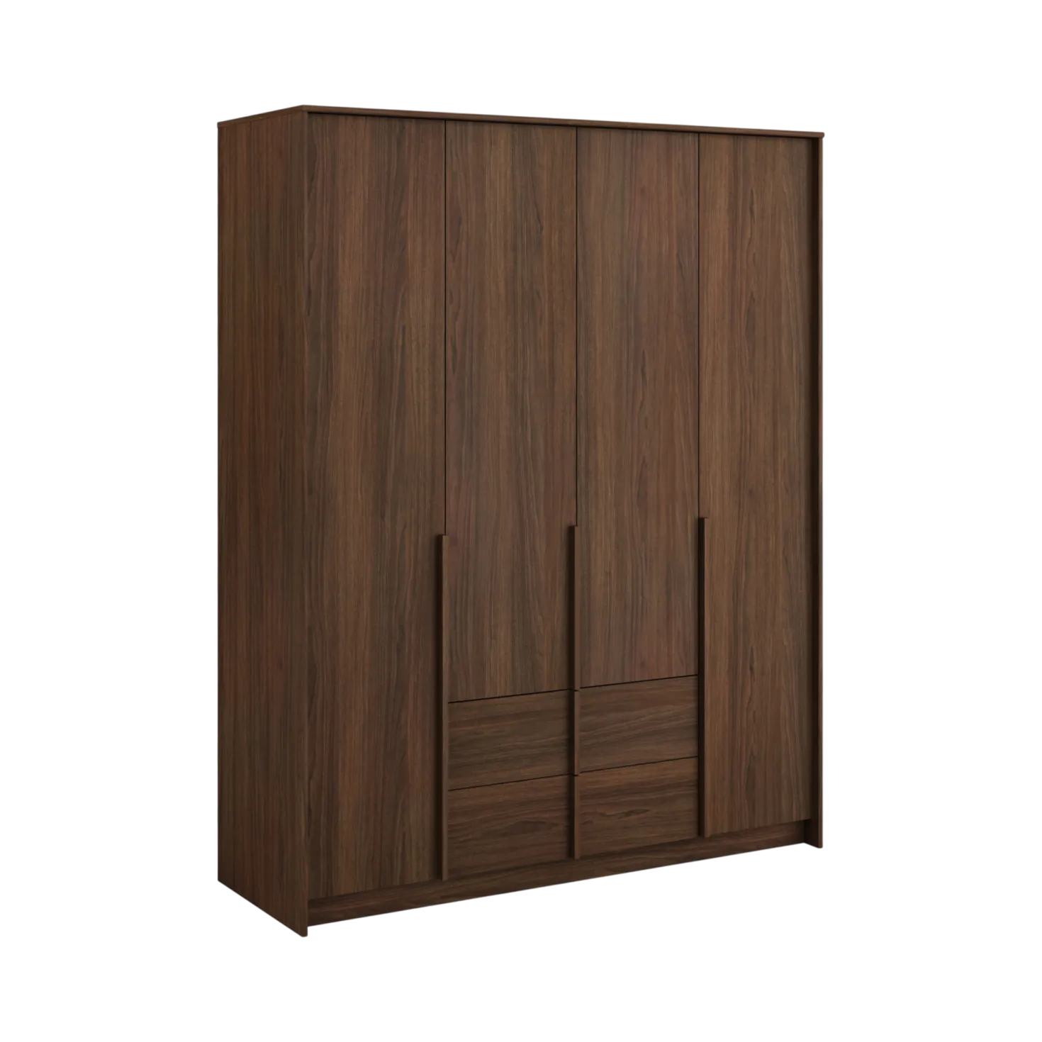 Armoire 4 portes 2 tiroirs Paku