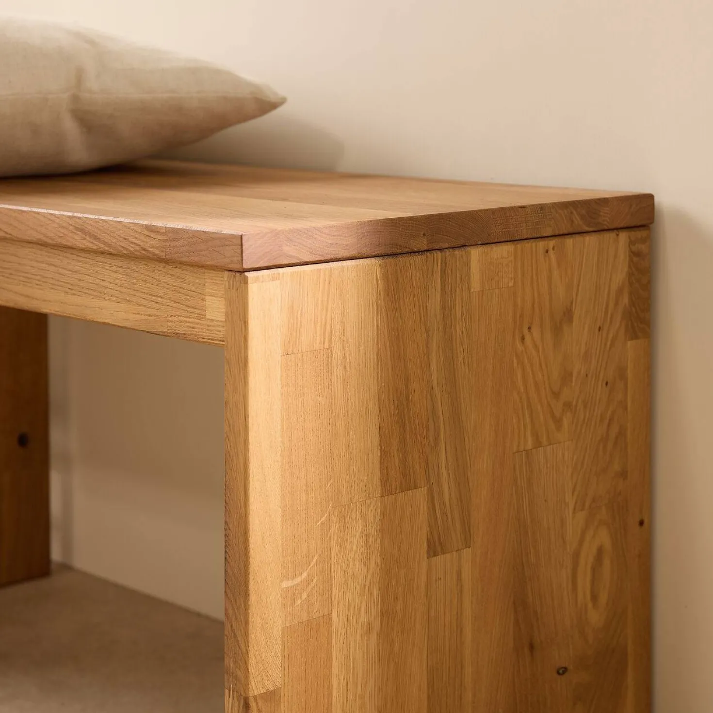 Banc bois massif 3 places Cyriel