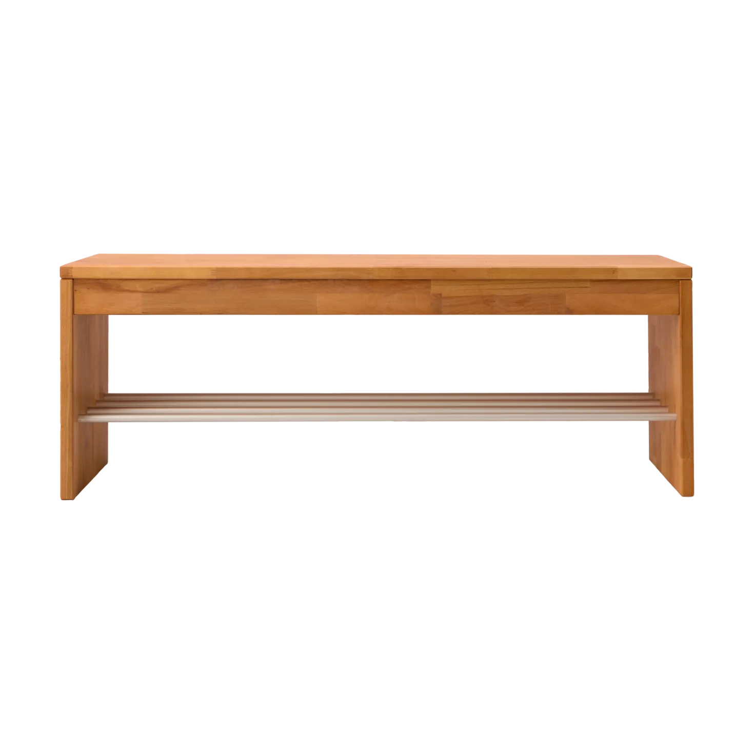 Banc à chaussures bois massif 2 places Cyriel