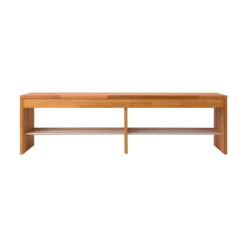 Banc à chaussures bois massif 3 places Cyriel