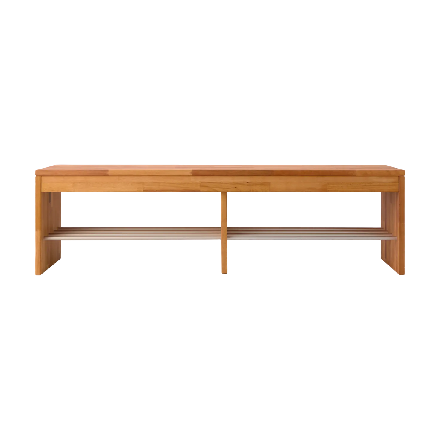 Banc à chaussures bois massif 3 places Cyriel
