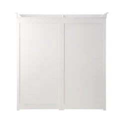Bibliothèque bois massif 4 portes Embellie