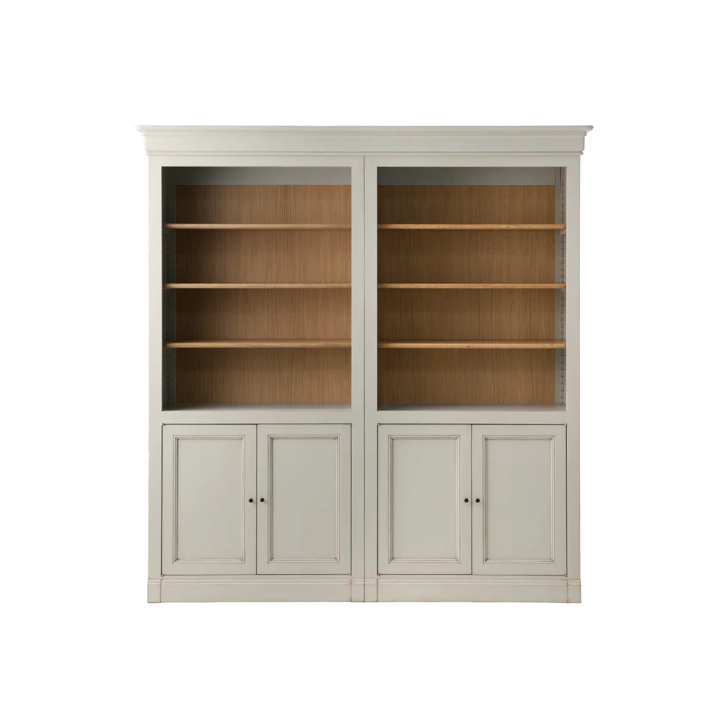 Bibliothèque bois massif 4 portes Embellie