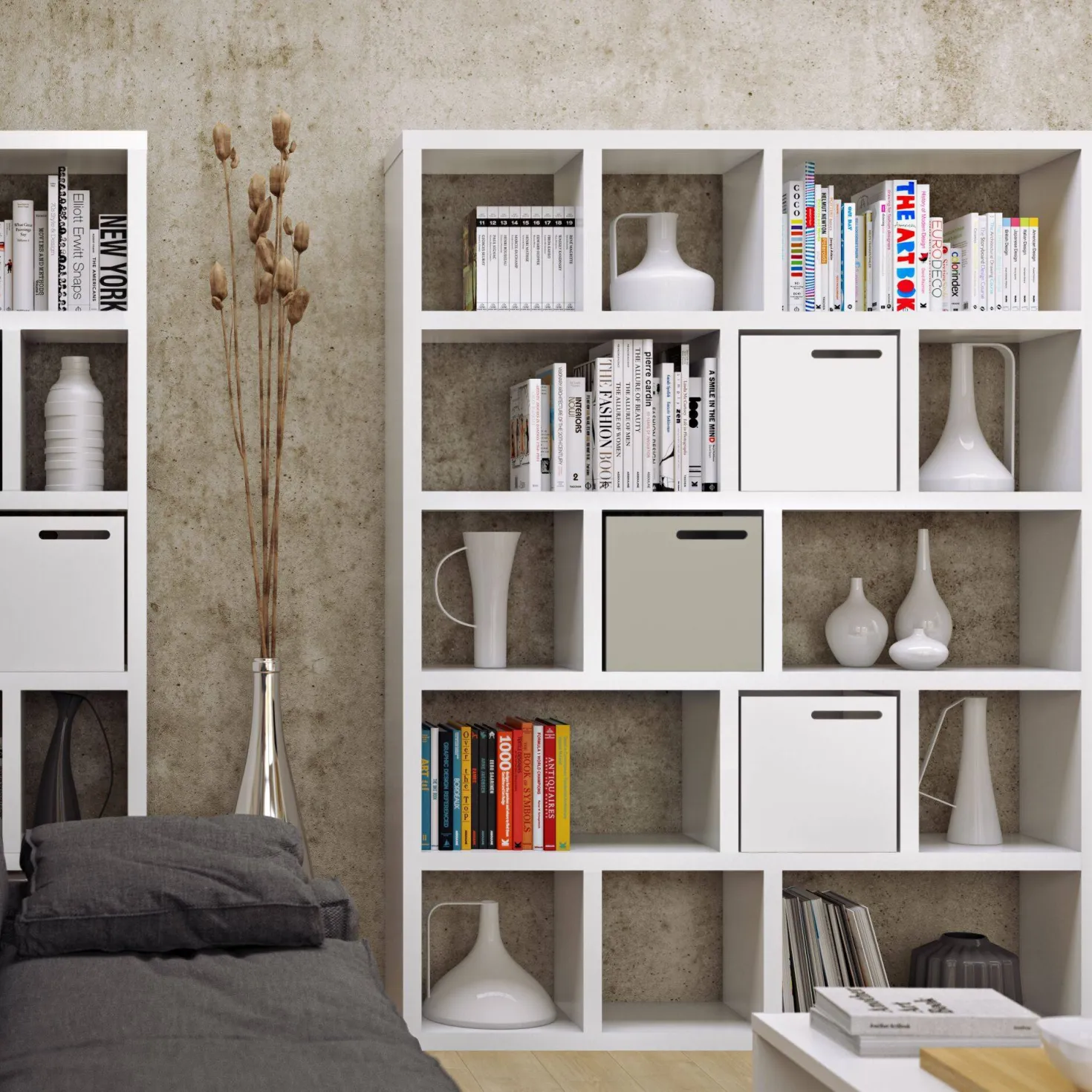Bibliothèque 5 niveaux L150 cm Texas
