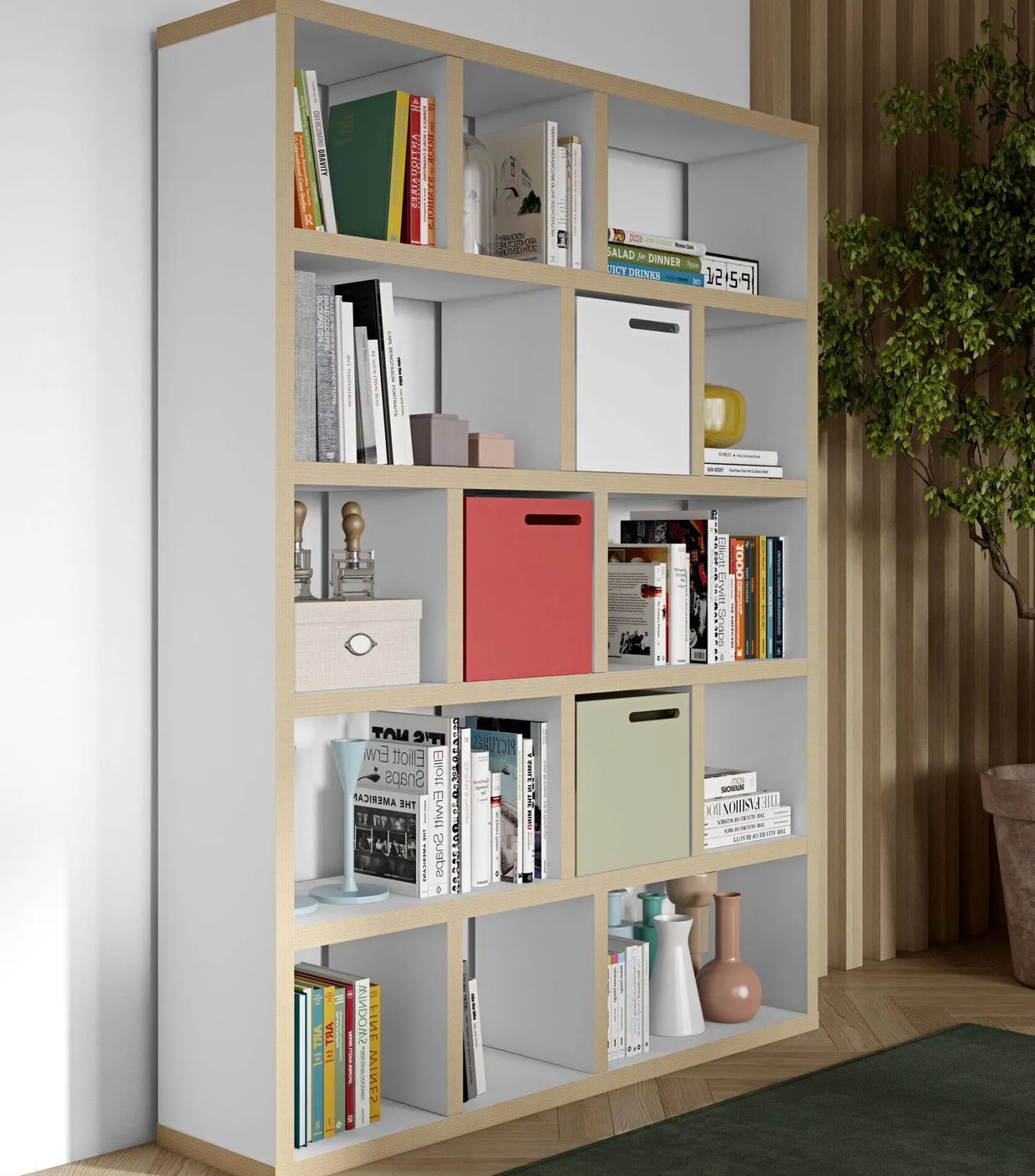 Bibliothèque 5 niveaux L150 cm Texas