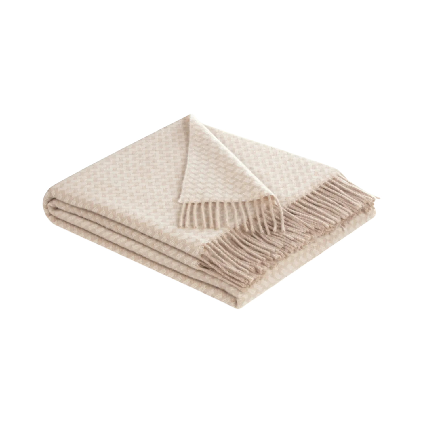 BIEDERLACK Plaid cachemire laine 130 x 170 cm Barbara