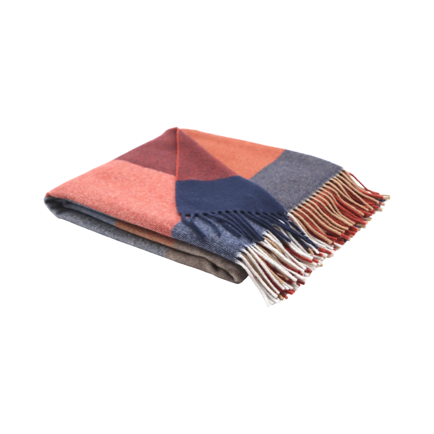 BIEDERLACK Plaid laine et cachemire Clarence, carreaux
