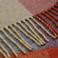 BIEDERLACK Plaid laine et cachemire Clarence, carreaux