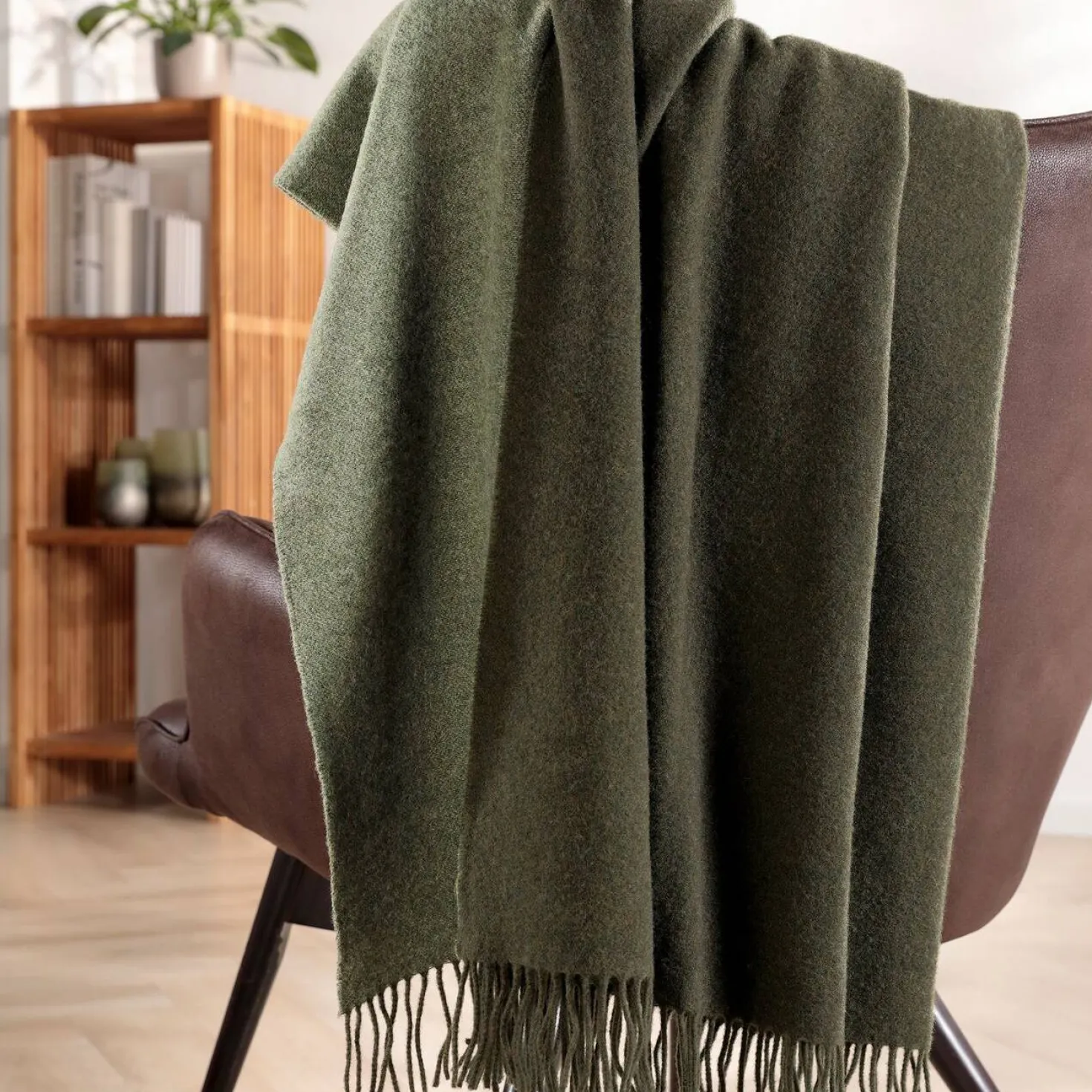 BIEDERLACK Plaid laine et cachemire Clarence