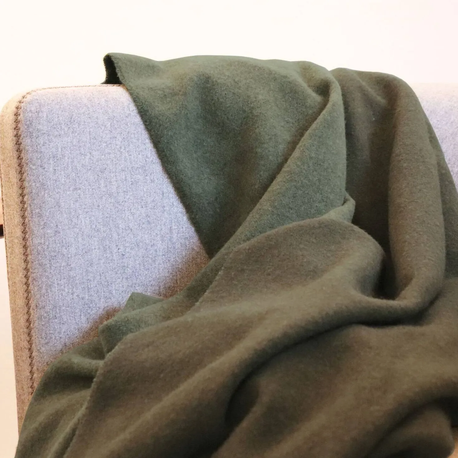 BIEDERLACK Plaid laine et cachemire Clarence