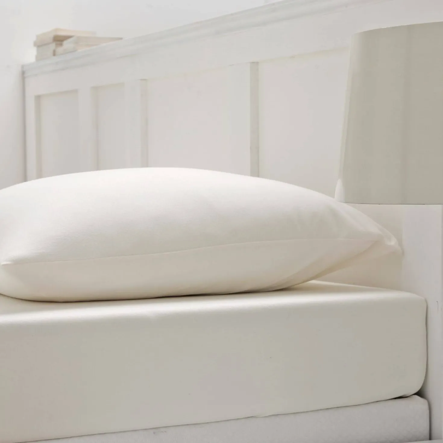 BLANC DES VOSGES Drap housse jersey extensible Planète