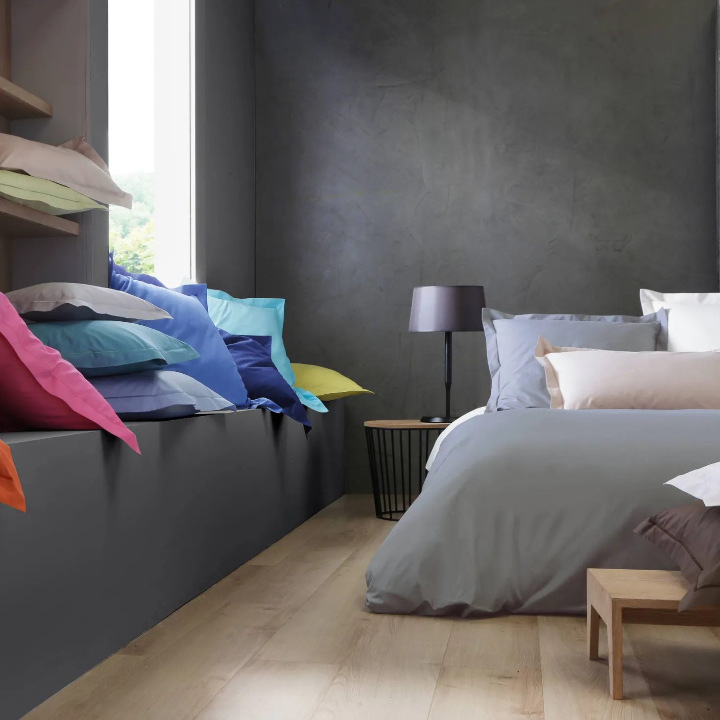 BLANC DES VOSGES Drap housse Percale Easy