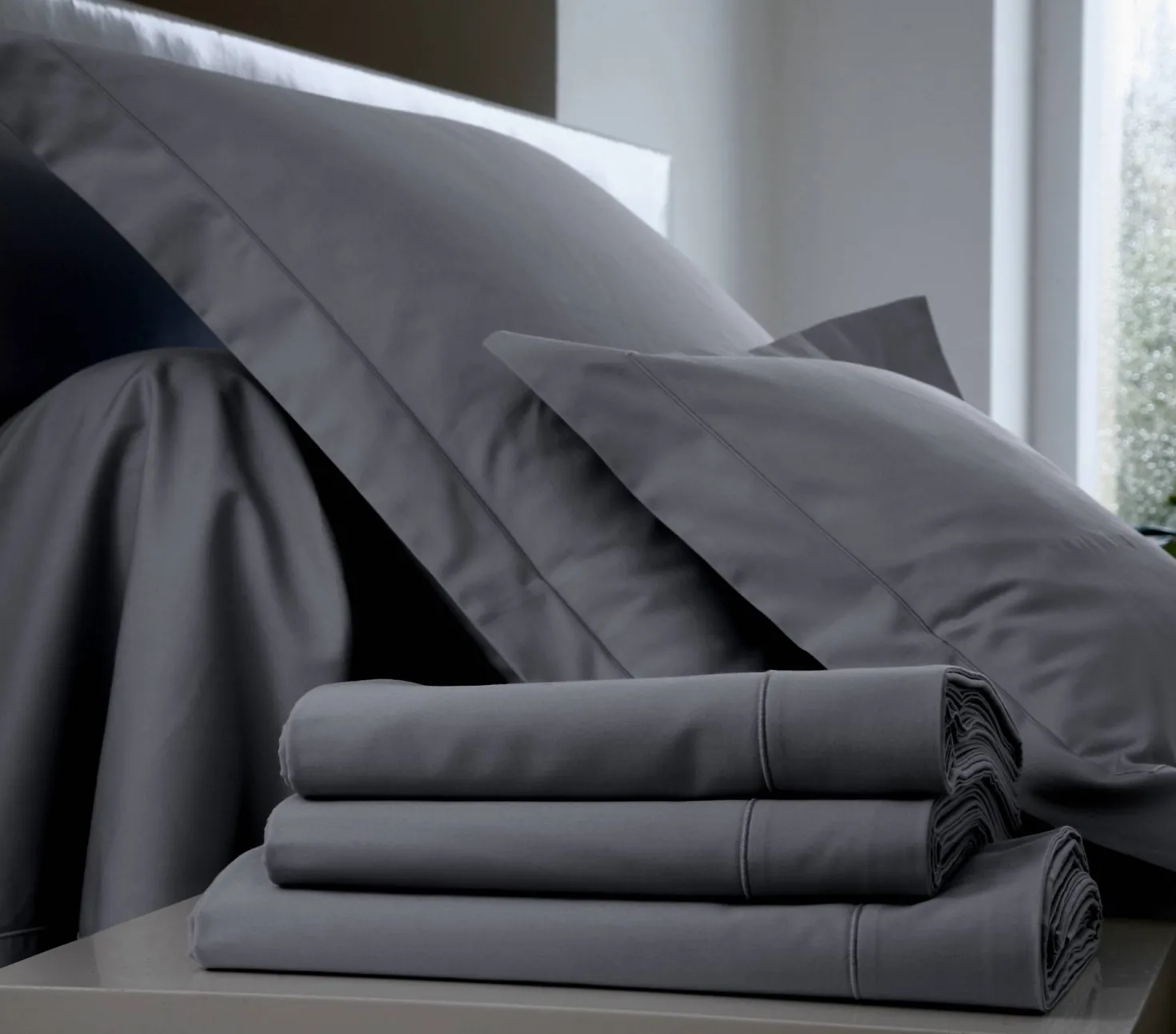 BLANC DES VOSGES Drap housse Percale Easy