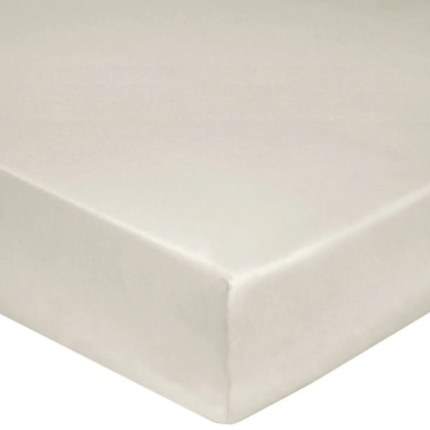 BLANC DES VOSGES Drap housse percale lavée Bohème