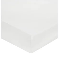 BLANC DES VOSGES Drap housse Satin