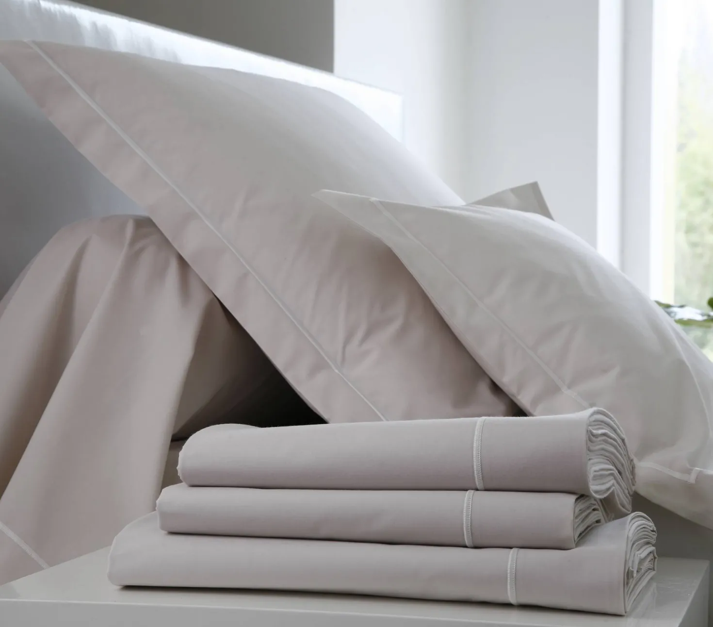 BLANC DES VOSGES Drap Percale Easy