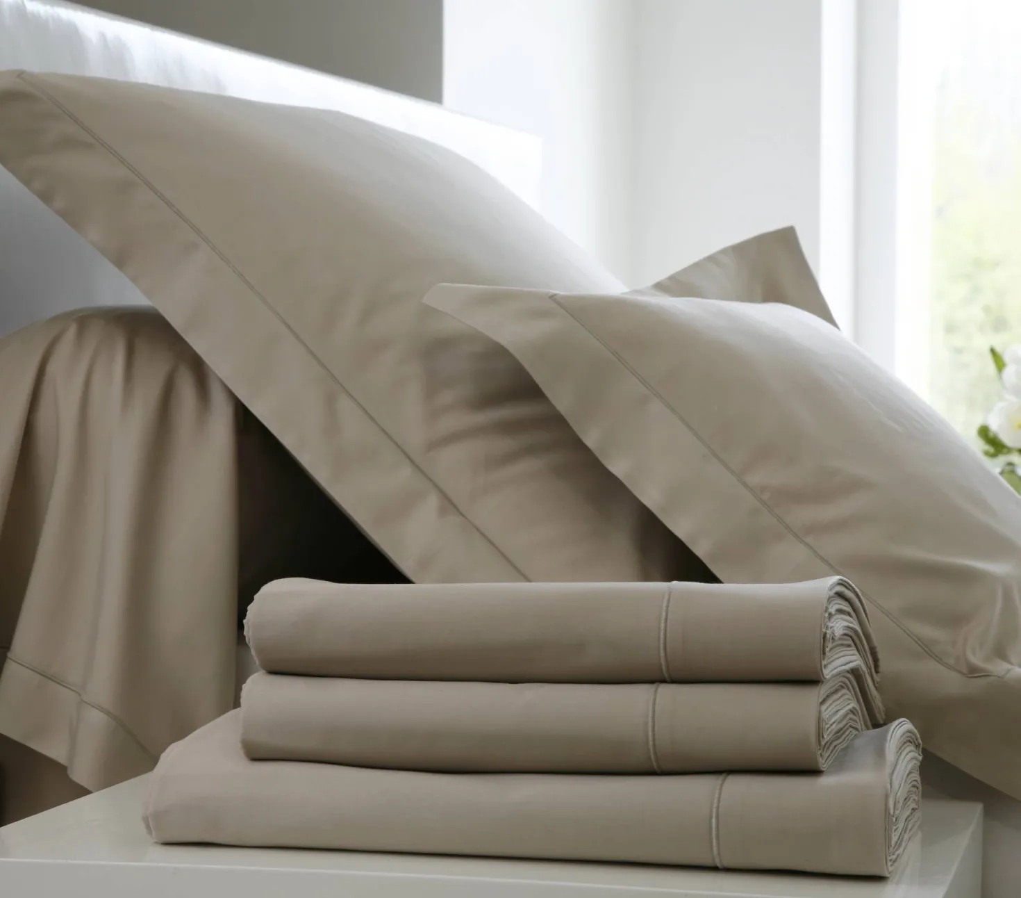 BLANC DES VOSGES Drap Percale Easy
