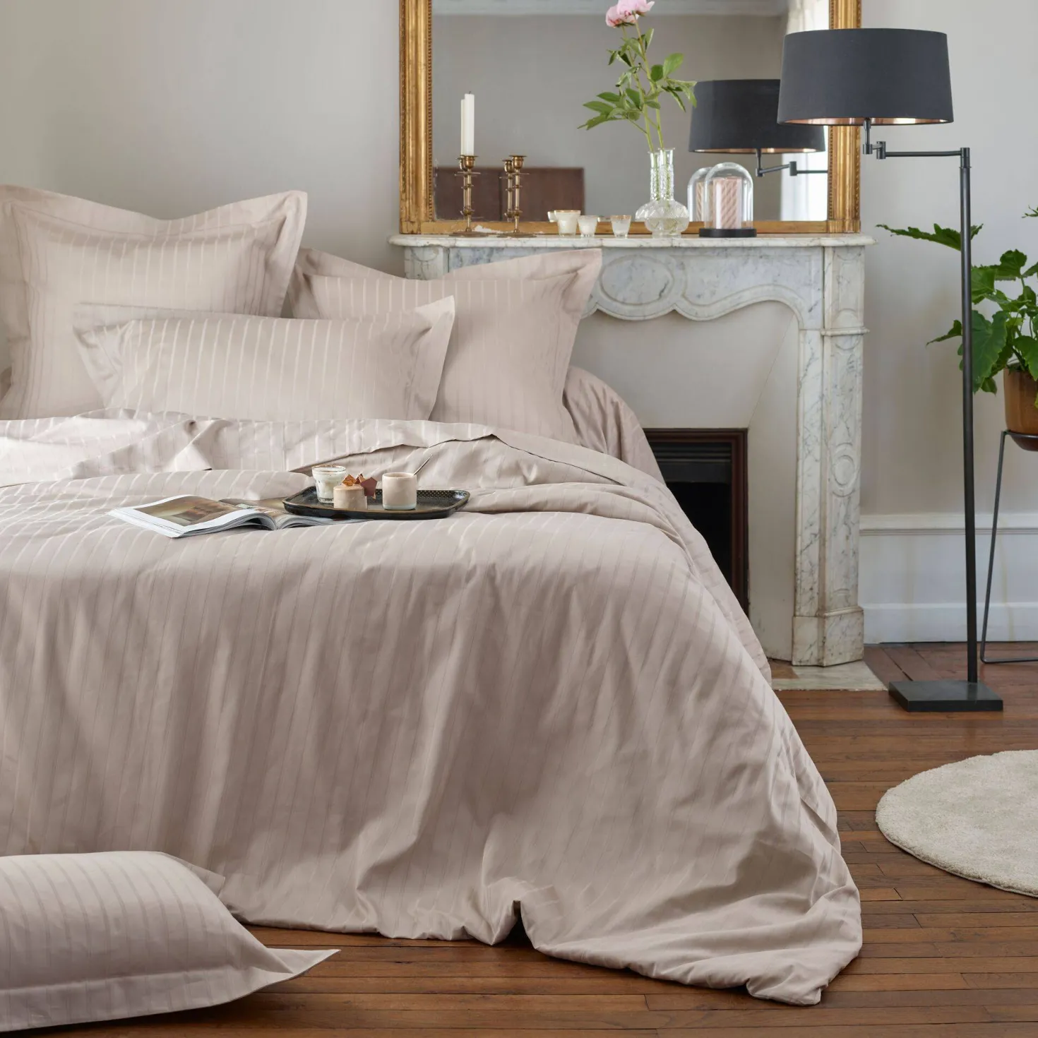 BLANC DES VOSGES Drap satin Divine