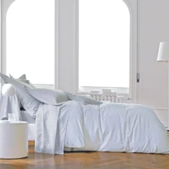 BLANC DES VOSGES Housse de couette satin Divine