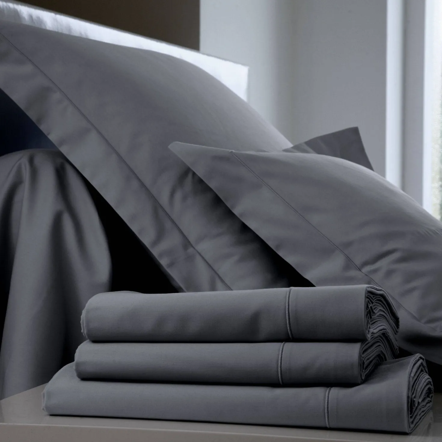 BLANC DES VOSGES Housse de couette Percale Easy