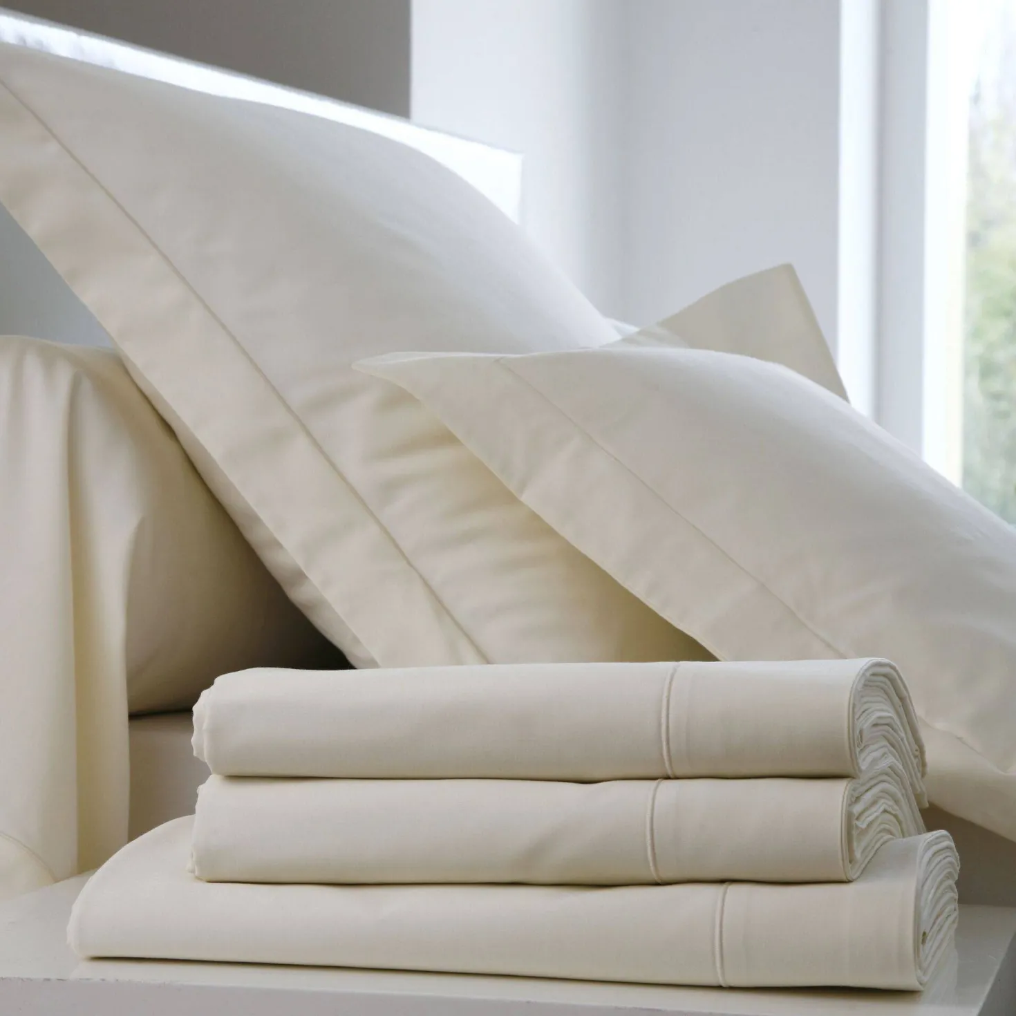 BLANC DES VOSGES Housse de couette Satin