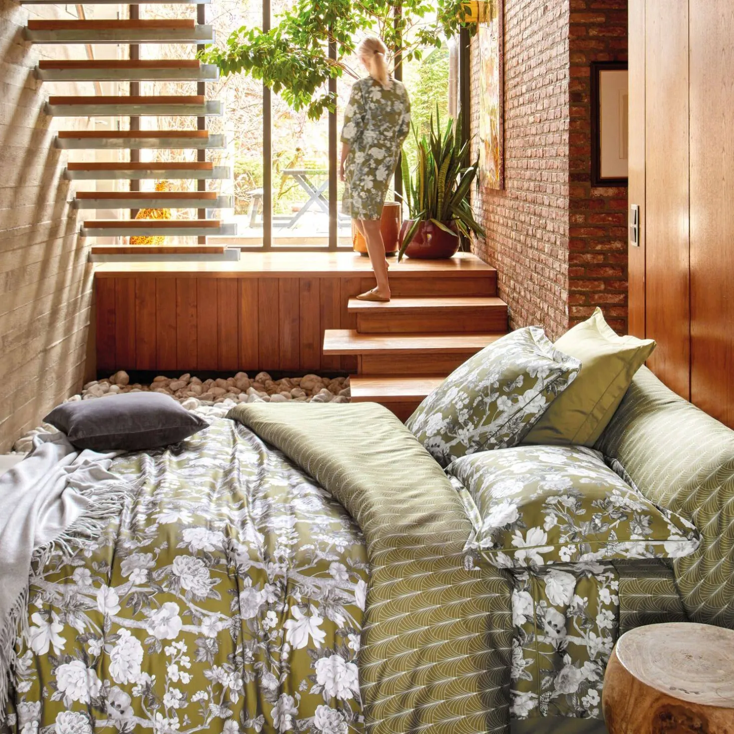 BLANC DES VOSGES Housse de couette satin Impérial