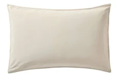 BLANC DES VOSGES Taie d'oreiller percale lavée Bohème