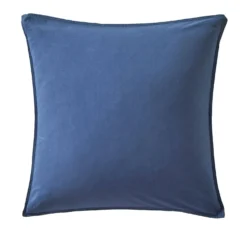 BLANC DES VOSGES Taie d'oreiller percale lavée Bohème