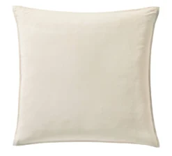 BLANC DES VOSGES Taie d'oreiller percale lavée Bohème
