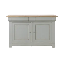 Buffet bois massif 2 portes 3 tiroirs 160 cm Embellie
