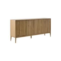 Buffet chêne massif 4 portes 178 cm Charles