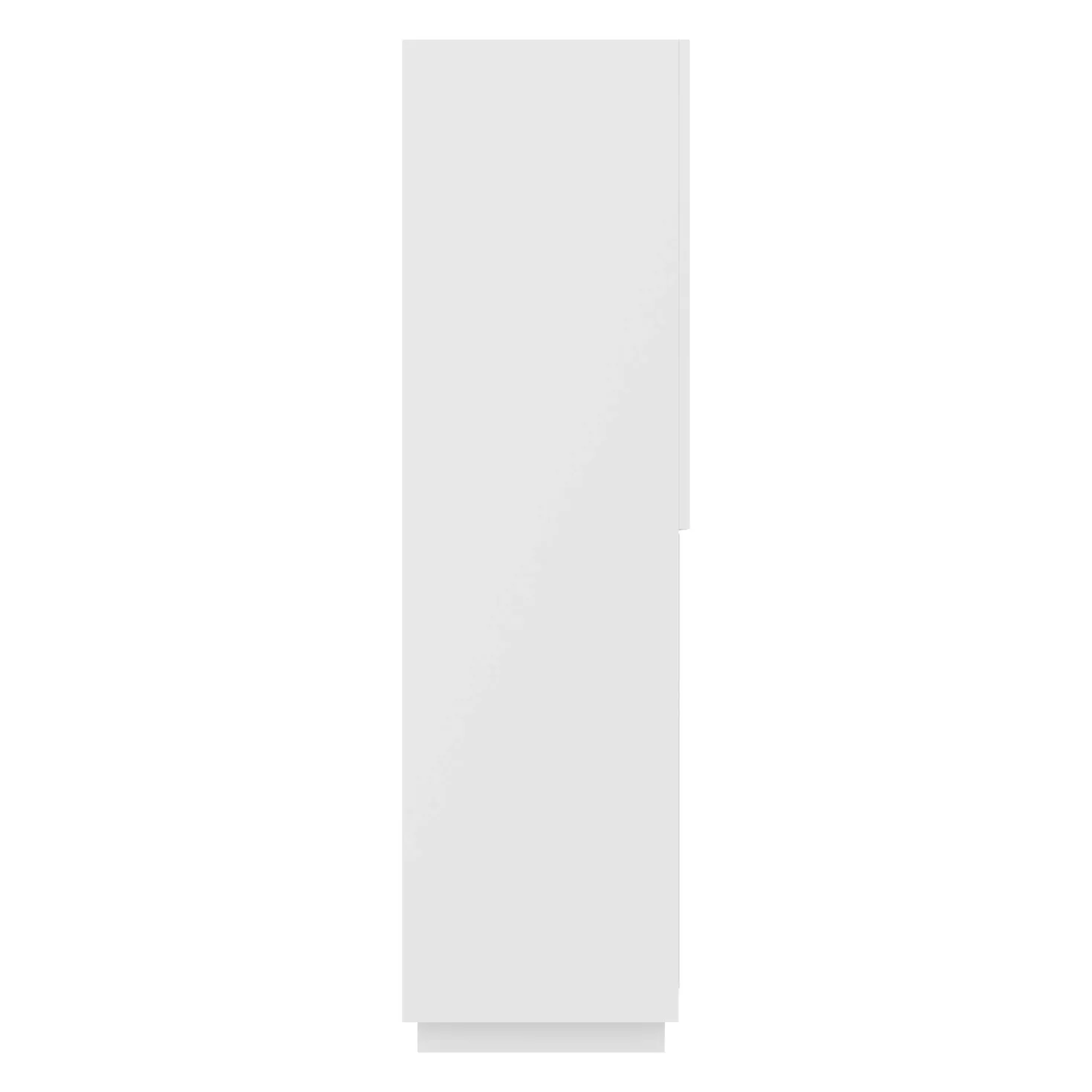 Buffet haut bois clair et blanc Nina