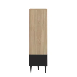 Buffet haut bois et noir Horizon