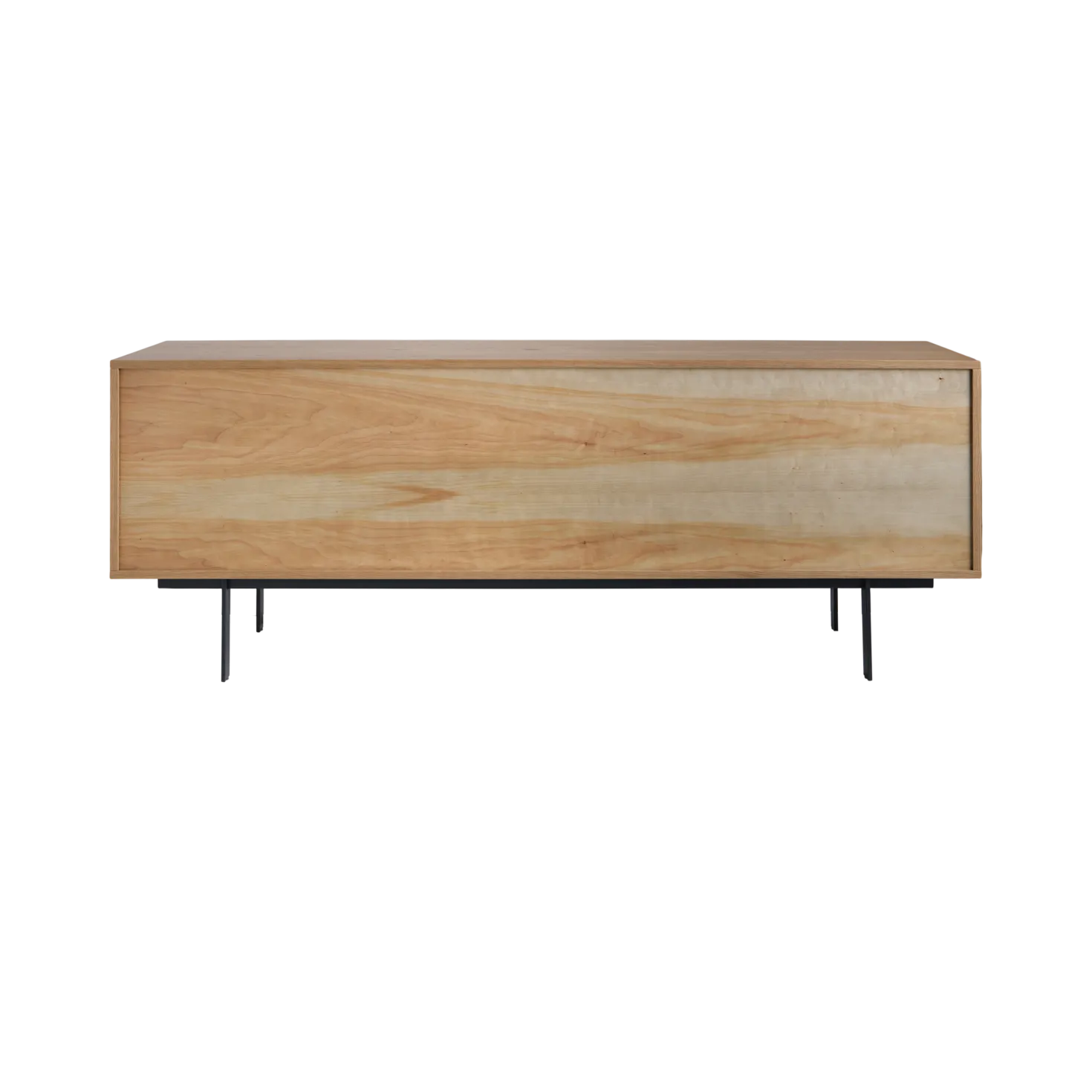 Buffet 4 portes et 1 tiroir bois pieds métal 200 cm Mattéo