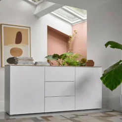 Buffet 2 portes 3 tiroirs 180 cm Tilda