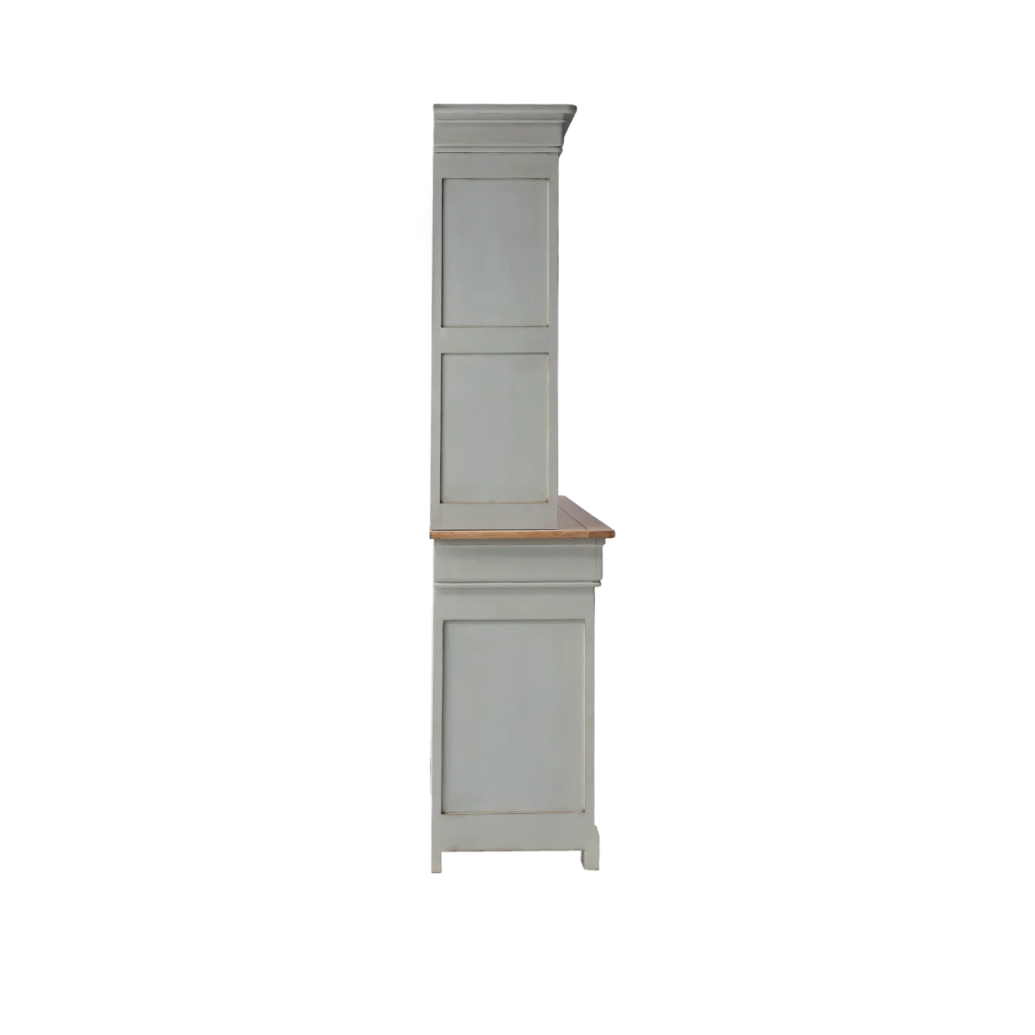 Buffet vaisselier bois massif 6 portes 3 tiroirs Embellie