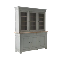 Buffet vaisselier bois massif 6 portes 3 tiroirs Embellie