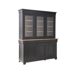 Buffet vaisselier bois massif 6 portes 3 tiroirs Embellie