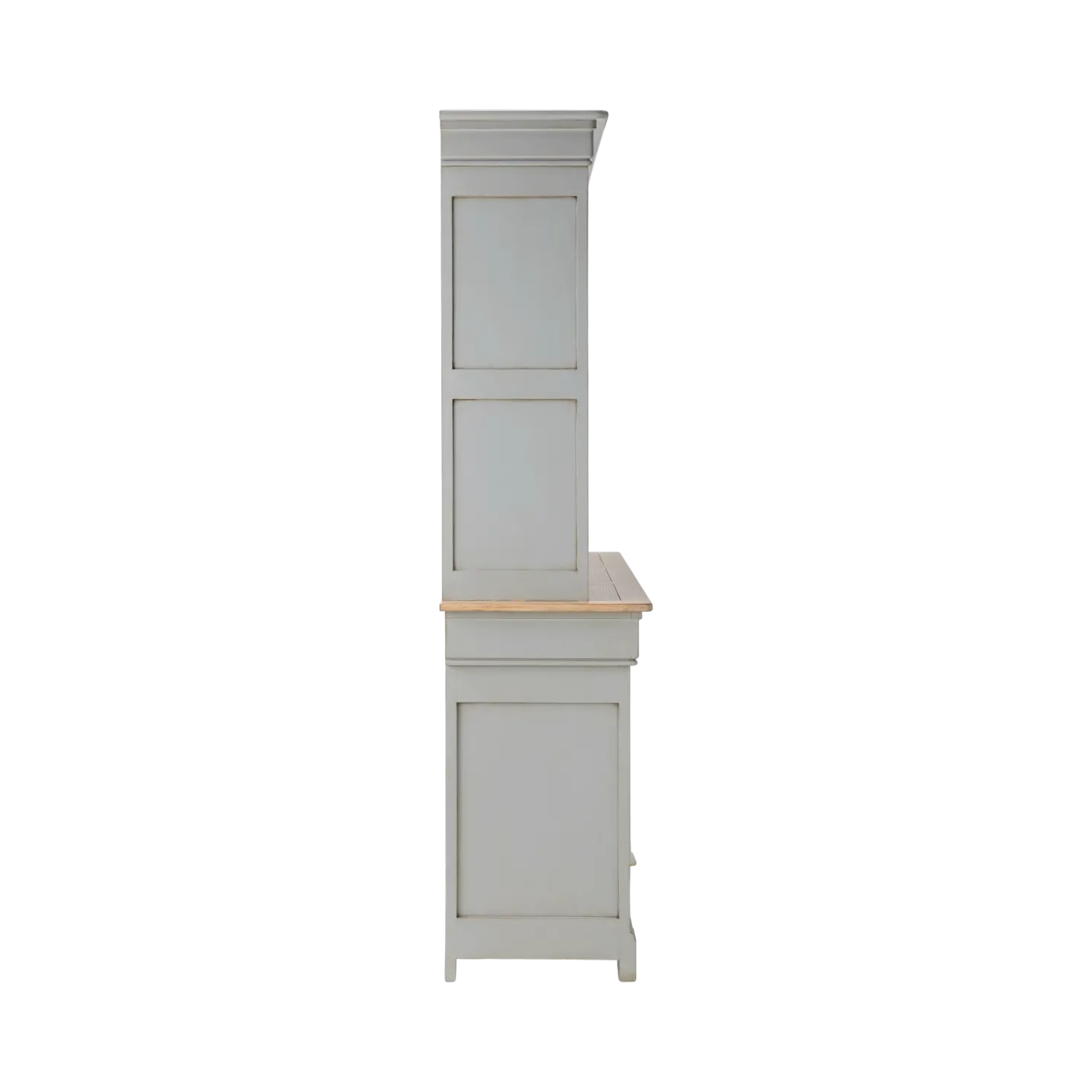 Buffet vaisselier bois massif 4 portes 3 tiroirs Embellie