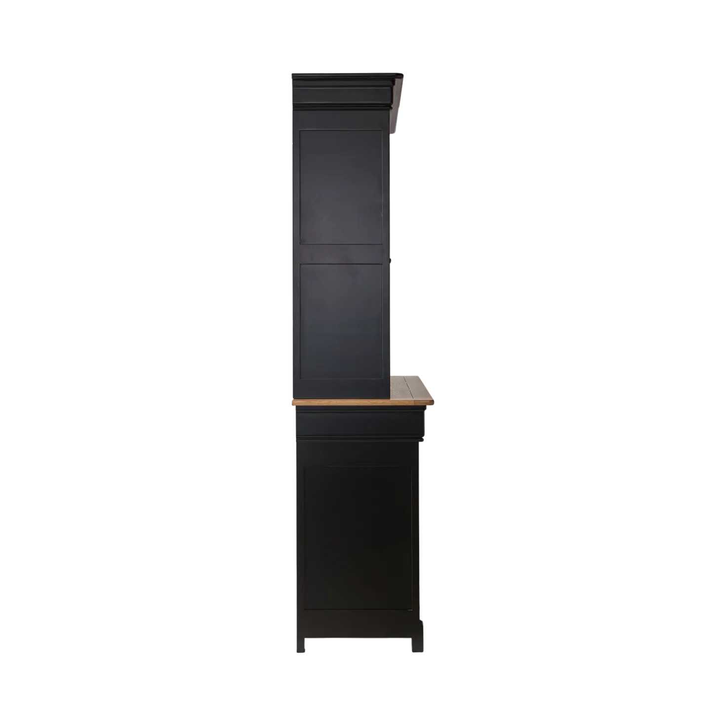 Buffet vaisselier bois massif 4 portes 3 tiroirs Embellie