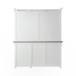 Buffet vaisselier bois massif 6 portes 3 tiroirs Embellie
