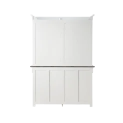 Buffet vaisselier bois massif 4 portes 3 tiroirs Embellie