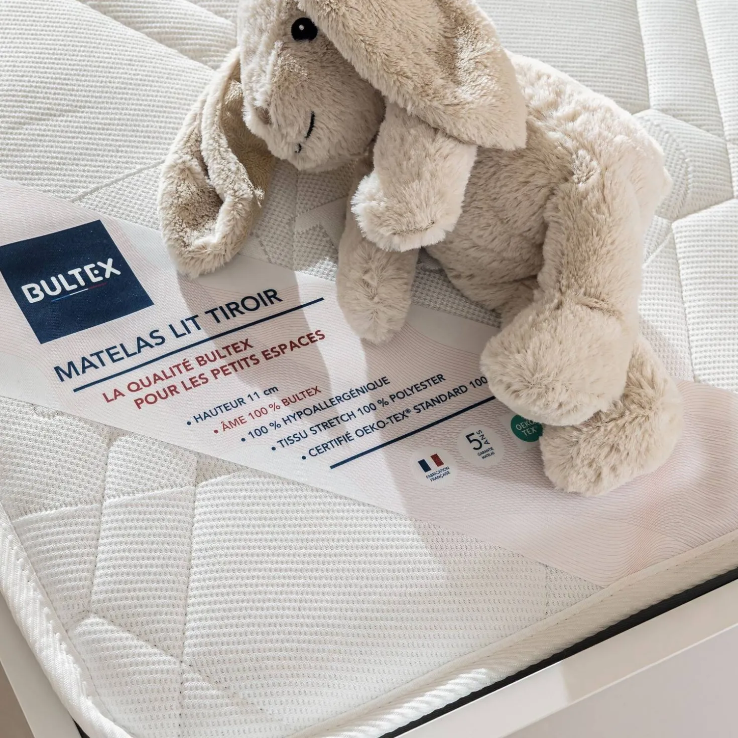 BULTEX Matelas mousse 11 cm pour lit gigogne
