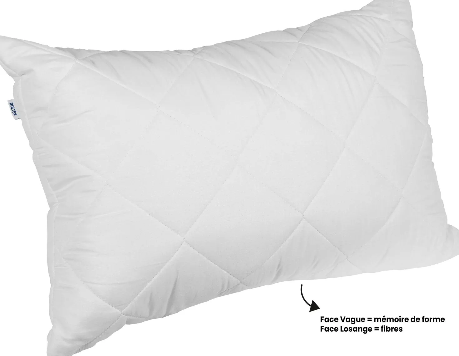 BULTEX Oreiller Confort 2 en 1